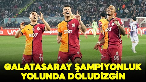 Galatasaray şampiyonluk yolunda doludizgin