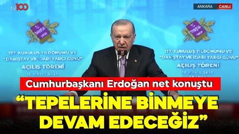 Cumhurbaşkanı Erdoğan'dan önemli açıklamalar! Tepelerine binmeye devam edeceğiz!