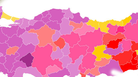 Artvin, Bayburt, Giresun, Gümüşhane, Ordu, Rize, Samsun, Tokat ve Trabzon'da çarşamba günü teker teker mor yandı