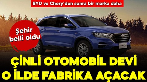 Türkiye yatırımın adresi oldu! Çinli BYD ve Chery’den sonra bir marka daha geliyor! O ilde üretime başlayacaklar