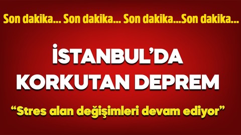 AFAD'tan açıklama: İstanbul'da deprem meydana geldi!