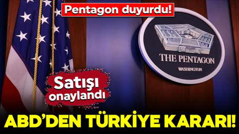 Pentagon duyurdu! ABD'den Türkiye'ye füze satışı onaylandı