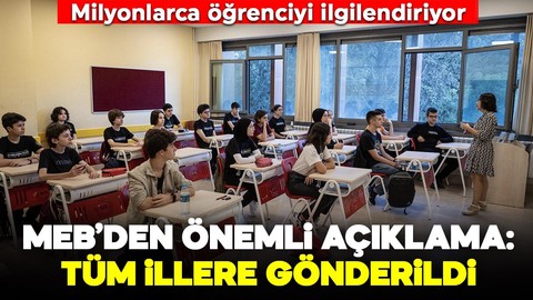 Tüm illere gönderildi! İşte 2025-2026 eğitim öğretim yılı takvimi!