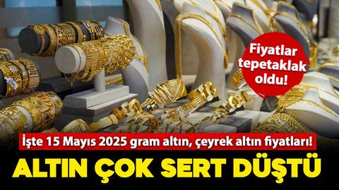 Altın son ayların ayın en düşük seviyesinde!