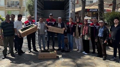 Aydın'da 60.000 tanesi teker teker dağıtıldı... Yakında 60.000 tanesi  Türkiye'nin her yerine dağılacak