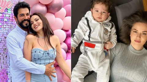 Fahriye Evcen ile Burak Özçivit'in oğlu Karan 6 yaşına girdi! Fenerbahçe konseptli doğum günü partisi dikkat çekti