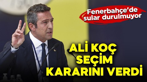 Fenerbahçe'de resmi imza sayısının 7000'lere dayandığı söylenmişti! Başkan Ali Koç seçim kararını verdi
