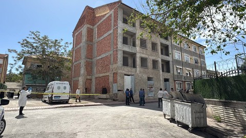 Konya'da bir inşaatta erkek cesedi bulundu!