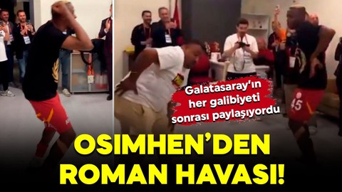 Galatasaray’ın yıldızı Osimhen'den Roman havası! Şovuyla yıktı geçti