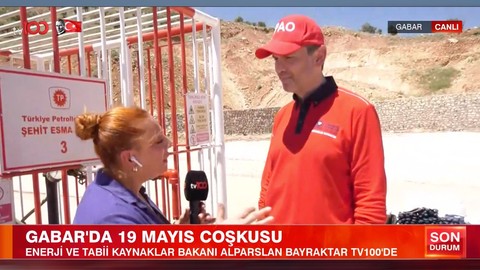 Gabar'da 19 Mayıs coşkusu! Enerji ve Tabii Kaynaklar Bakanı Alparslan Bayraktar tv100'e konuştu: Artık bu bölgenin çocuklarında geleceğe dair umutlar var