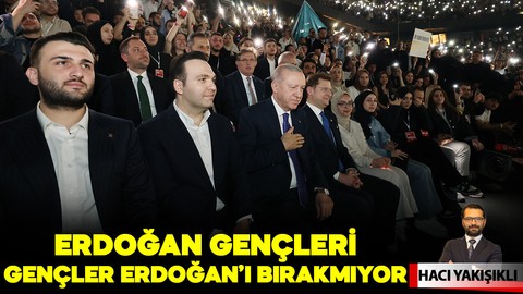Erdoğan gençleri, gençler Erdoğan'ı bırakmıyor