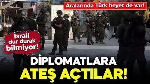 İsrail dur durak bilmiyor! Diplomatlara ateş açtılar: Aralarında Türk heyet de var!