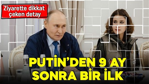 Putin 9 ay sonra Kursk'u ziyaret etti! Ziyaretteki detay dikkat çekti!