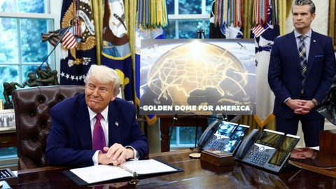 Amerika'ya uzay destekli kalkan! Trump "Hazırlık olmalıyız" dedi! Yeni savunma sistemini duyurdu