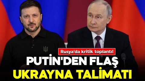 Rusya'da kritik toplantı! Putin'den "tampon bölge" talimatı