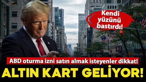ABD oturma izni satın almak isteyenler dikkat: Altın kart geliyor!