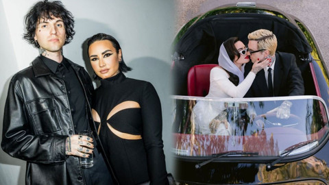 Ünlü şarkıcı Demi Lovato evlendi! Düğün kareleri büyük beğeni topladı
