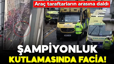 Şampiyonluk kutlamasında facia! İngiltere’de araç kalabalığa daldı: Çok sayıda yaralı var