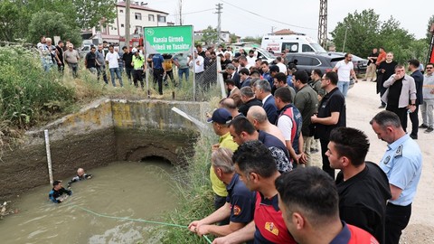 Serinlemek için sulama kanalına girdi! 14 Yaşındaki Hasan'dan acı haber