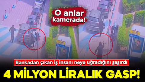Bağcılar'da 4 milyon liralık gasp! Bankadan çıkan iş insanı neye uğradığını şaşırdı
