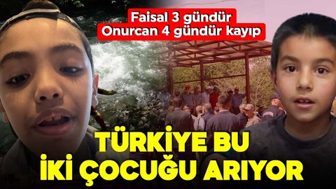 Türkiye iki şehirden gelecek habere kilitlendi!  Onurcan ve Faisal için tüm imkanlar seferber edildi! Zaman daralıyor