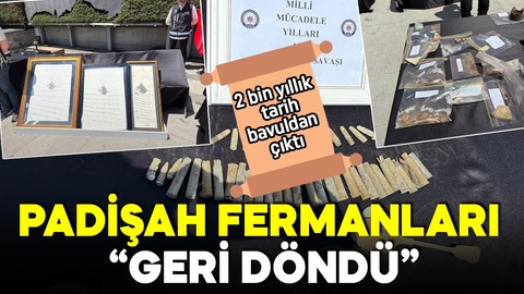 Sikkeden fermana kadar! 2 bin yıllık tarih bavuldan çıktı!