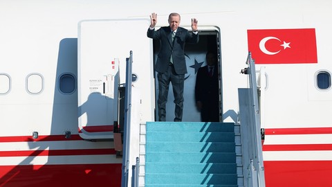 Cumhurbaşkanı Recep Tayyip Erdoğan Azerbaycan'a gitti!