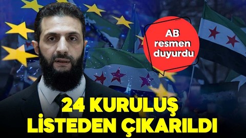 Avrupa Birliği resmen duyurdu! 24 kuruluş listeden çıkarıldı!
