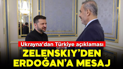 Ukrayna'dan Türkiye açıklaması: Zelenskiy'den Erdoğan'a mesaj