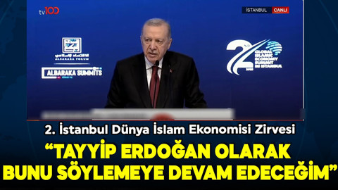 Cumhurbaşkanı Erdoğan'dan önemli açıklamalar: Tayyip Erdoğan olarak bunu söylemeye devam edeceğim!