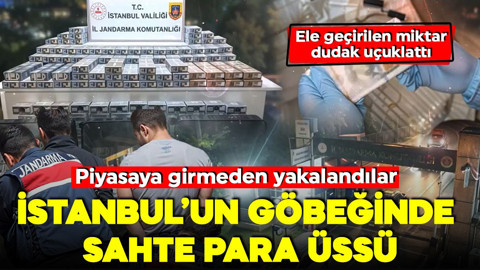 İstanbul'da sahte para üreten matbaa basıldı!  Kağıt değil, suç basıyorlar! Milyarlarca lira değerindeki sahte döviz ele geçirildi