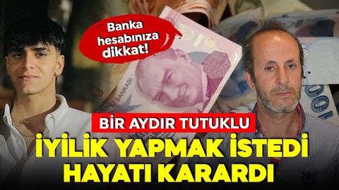 Banka hesaplarına dikkat! Arkadaşına iyilik yapmak istedi, hayatı karardı! Yemekten cezaevine!