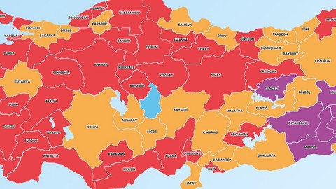 Kayseri, Ankara, Sivas, Çankırı, Nevşehir, Aksaray  ve Yozgat'ta pazartesi günü son. Salıdan itibaren 1 hafta boyunca yok tarih açıklandı