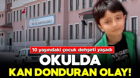 Okulda kan donduran olay! 10 yaşındaki çocuk dehşeti yaşadı: Sağlık Bakanlığı'ndan açıklama geldi