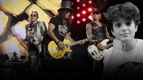 Guns N’ Roses bu akşam İstanbul'da konser verecek! Konser öncesi Mattia Ahmet Minguzzi paylaşımı: Huzur içinde yat