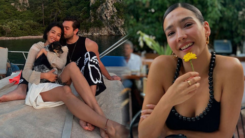 Aybüke Pusat ve Furkan Andıç’tan aşk dolu tatil pozları! Yeni imajı dikkat çekti
