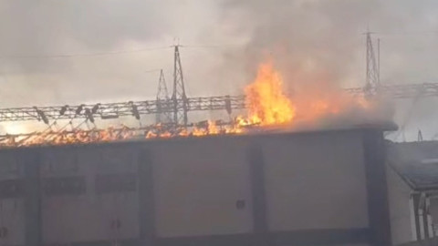 Trafo merkezinde yangın! 150 mahalle enerjisiz kaldı