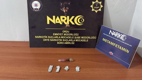 Ordu’da uyuşturucu operasyonu: 1 tutuklama