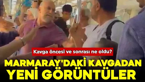 Marmaray'daki kavgada yeni görüntüler ortaya çıktı: Anbean kavga nasıl başladı?