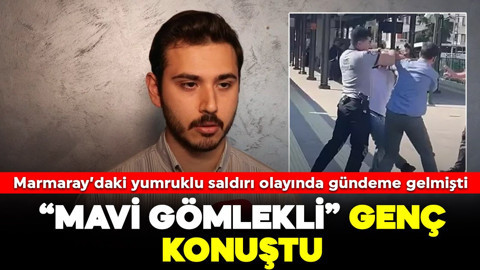 Marmaray'daki olaya karışan "mavi gömlekli" genç' konuştu