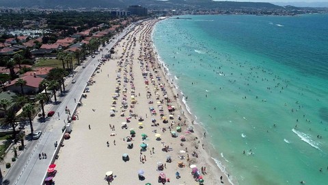 Turistik beldelerde bayram tatili yoğunluğu: Doluluk oranı yüzde 75'e ulaştı