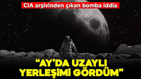 CIA'in arşivinden çıkan bomba iddia: "Ay'da uzaylı yerleşimi gördüm"