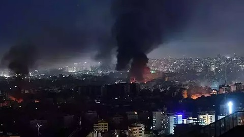 İsrail ordusu duyurdu! Beyrut’un Dahiye bölgesine hava saldırıları