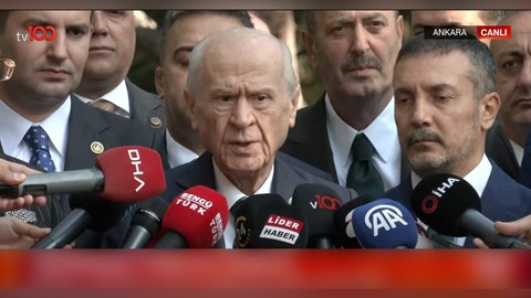 MHP lideri Bahçeli bayram namazı sonrası konuştu: "Bayram sonunda Meclis'e önemli görev düşüyor"