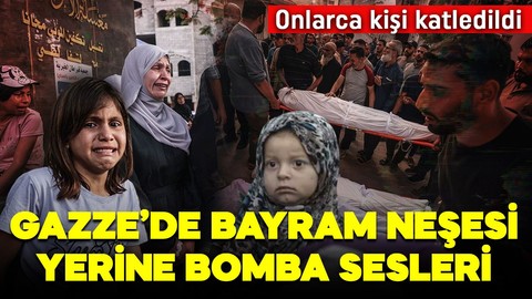 İsrail bayram gününde de saldırdı! Gazze'de bayram yerini bomba seslerine bıraktı:  En az 42 kişi öldü