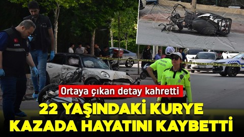 Konya'da feci kaza! 22 yaşındaki kuryeye otomobil çarptı! Ortaya çıkan detay kahretti