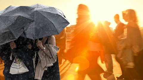 Afrika sıcakları bunaltırken, o bölgeler için sağanak uyarısı geldi! İşte bayramın 3. günü il il hava durumu raporu