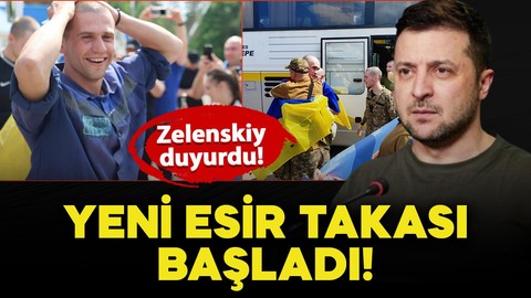 Zelenskiy duyurdu: Yeni esir takası başladı!