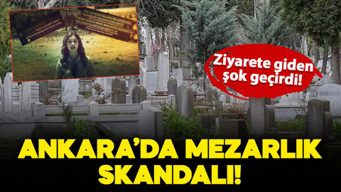 Ankara'da mezarlık skandalı! Ziyarete gittiler: Şok oldular