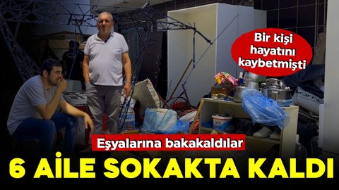 Yüksek gerilim hattı nedeniyle bir kişi hayatını kaybetmişti! 6 aile sokakta kaldı